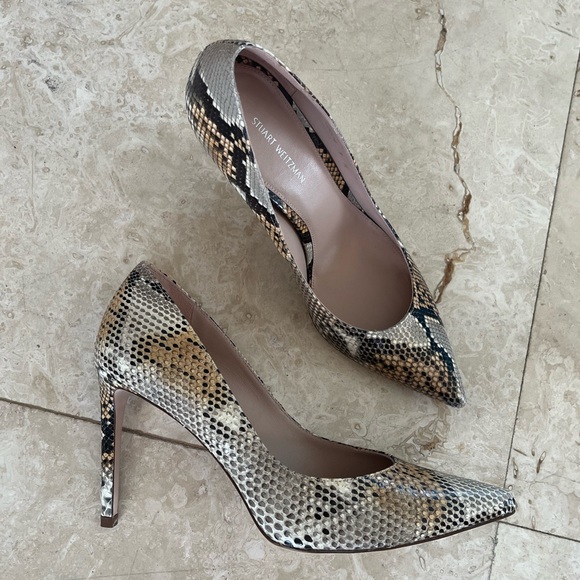 Stuart Weitzman Python Pumps - Picture 3 of 6